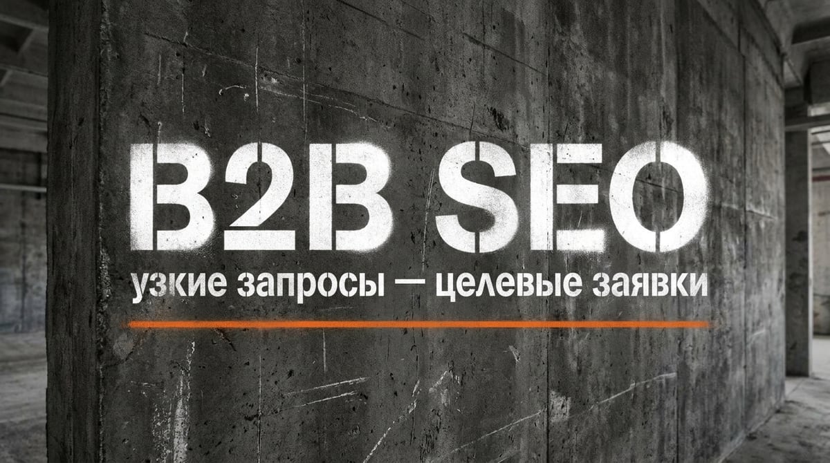 SEO для B2B и услуг: страницы под узкие запросы