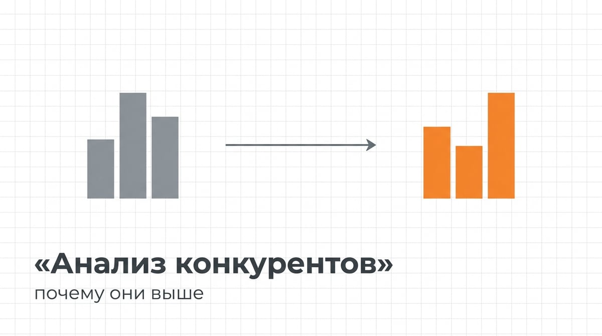 Анализ конкурентов в поиске: почему они выше