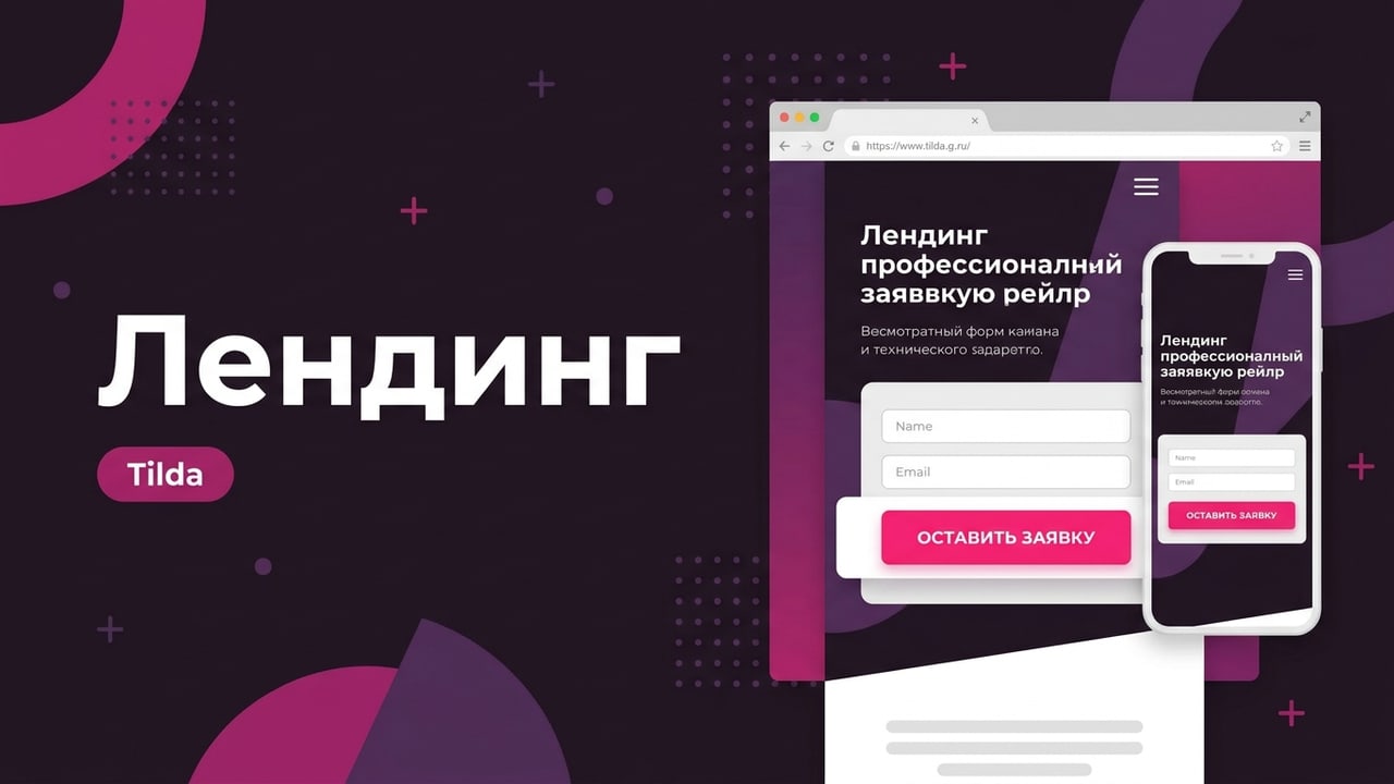 Лендинг под ключ на Tilda за 5 дней