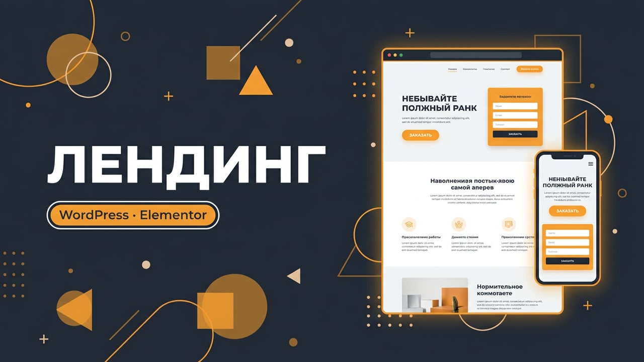Лендинг на WordPress под ключ с Elementor