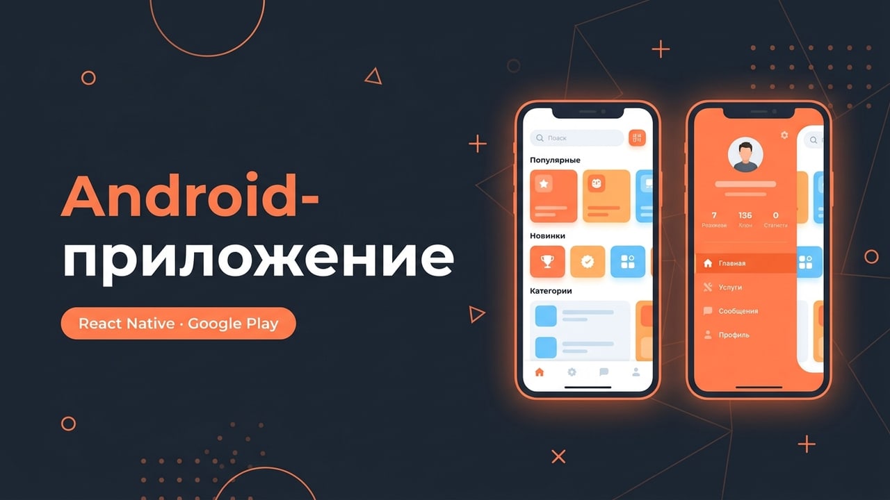Android-приложение под ключ на React Native для Google Play