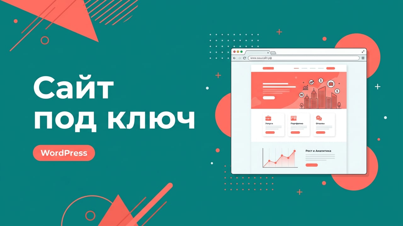 Сайт под ключ на WordPress: визитка или корпоративный сайт