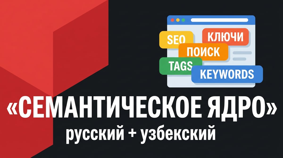 Семантическое ядро и структура сайта (рус + узб)